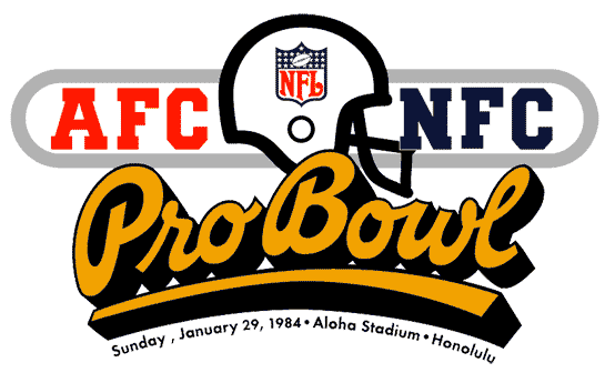 Pro Bowl 1984 Logo iron on paper